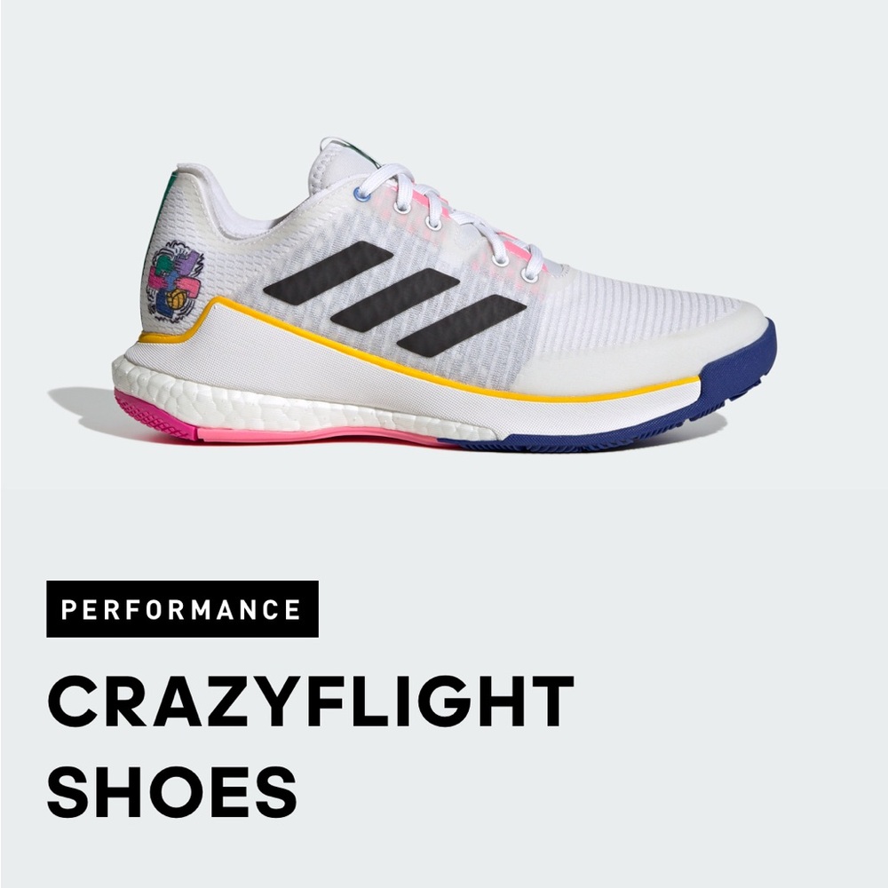 Adidas White and Black Athletic Shoes with Signature Stripes